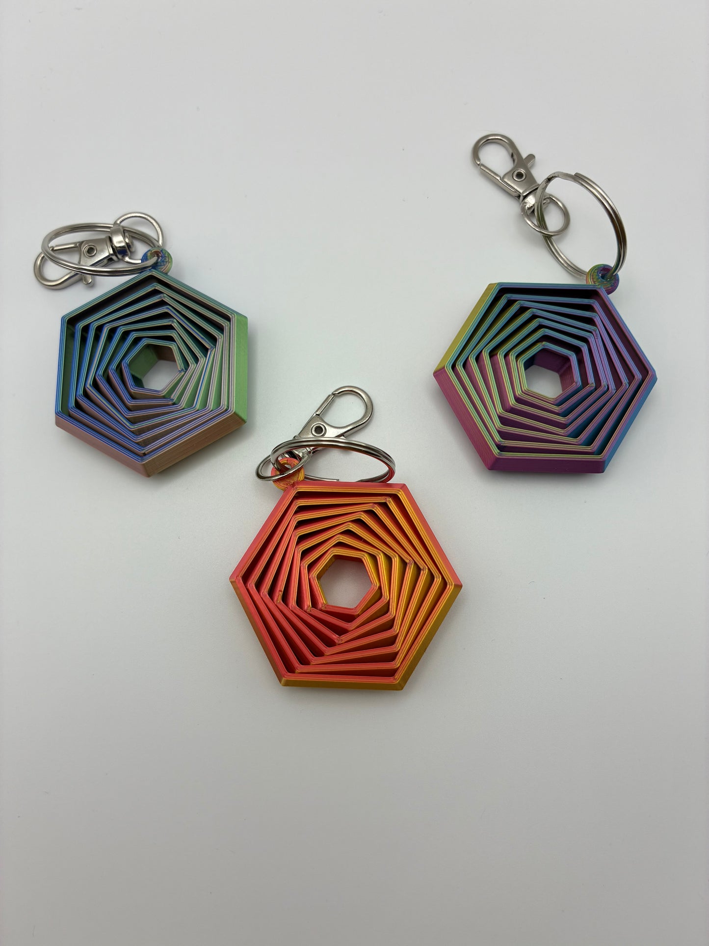 Rainbow Flexi Keyring