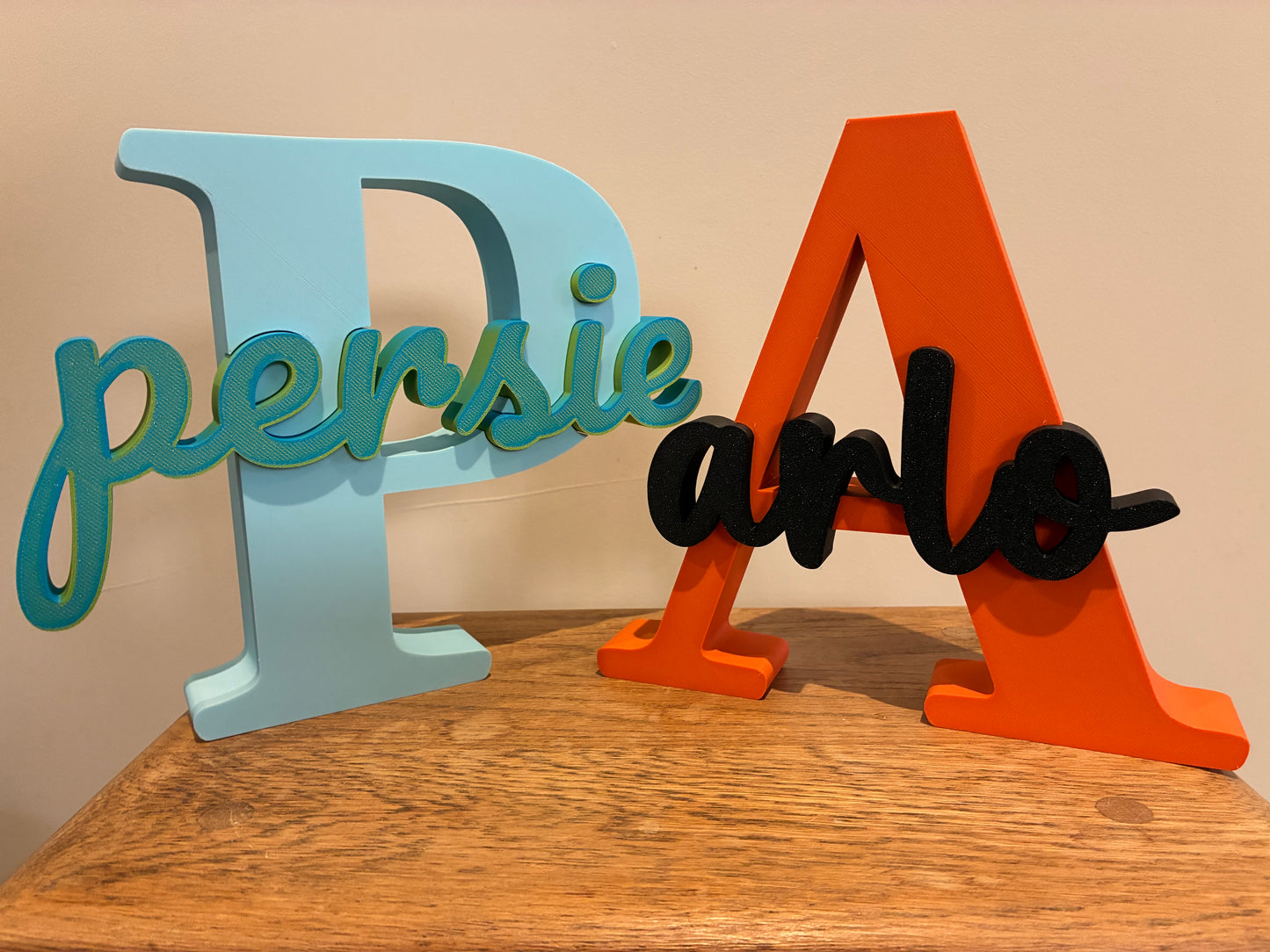 Named Initial Letters Custom Made