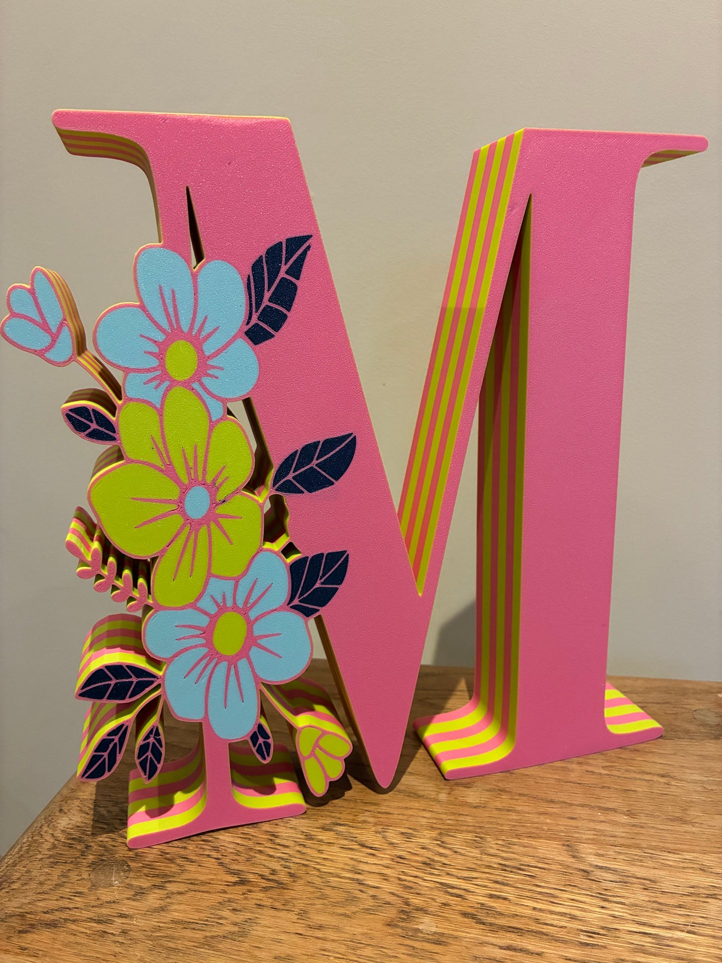 Floral Letters Custom Made