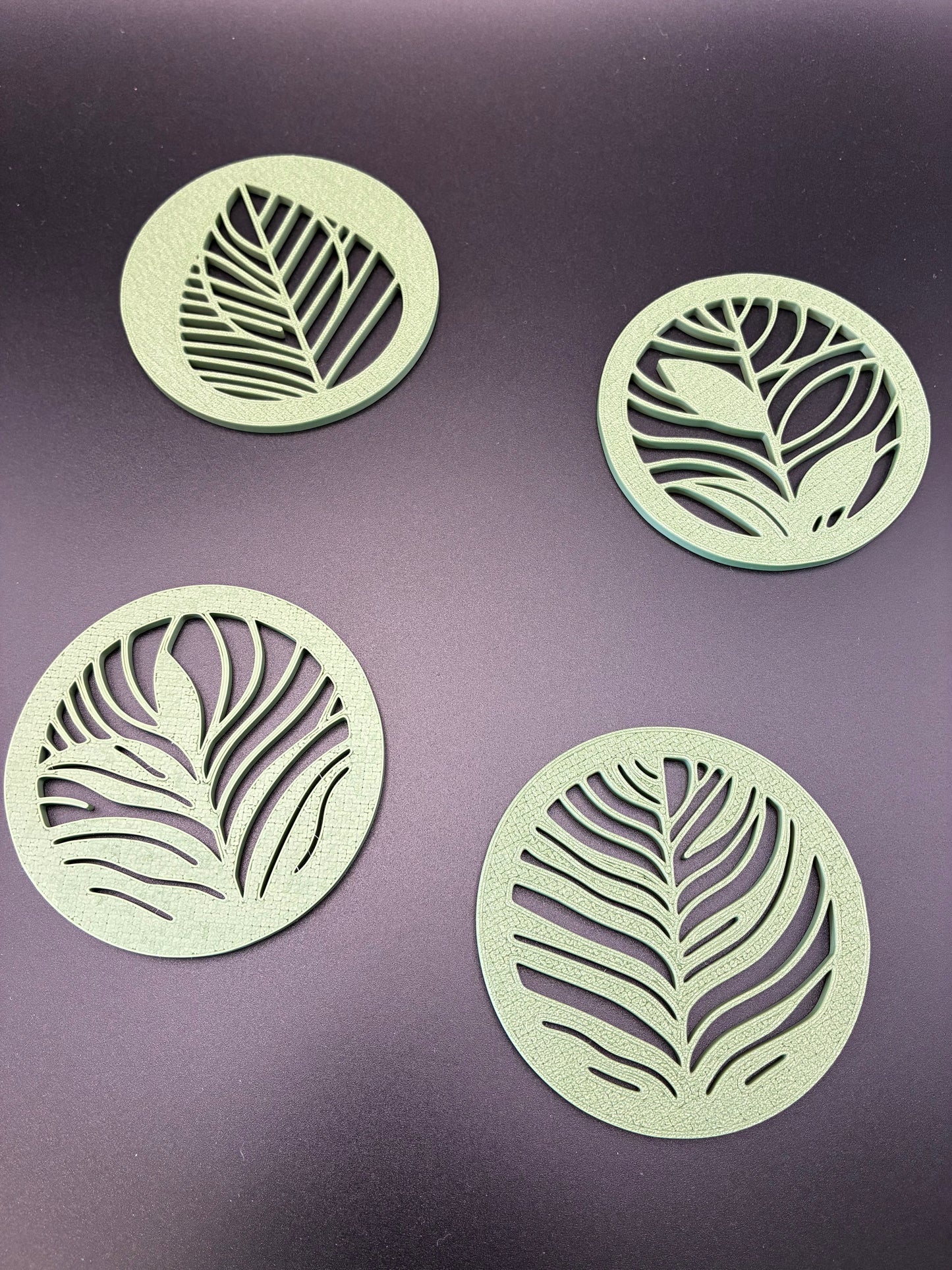 Leaf Coasters