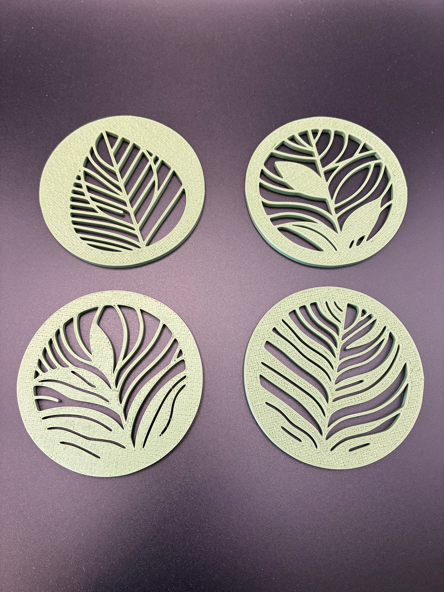 Leaf Coasters