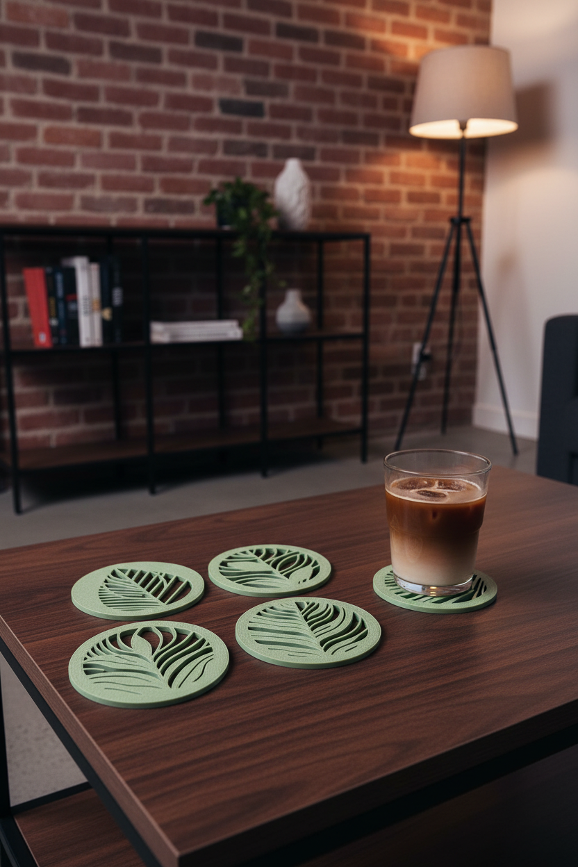 Leaf Coasters